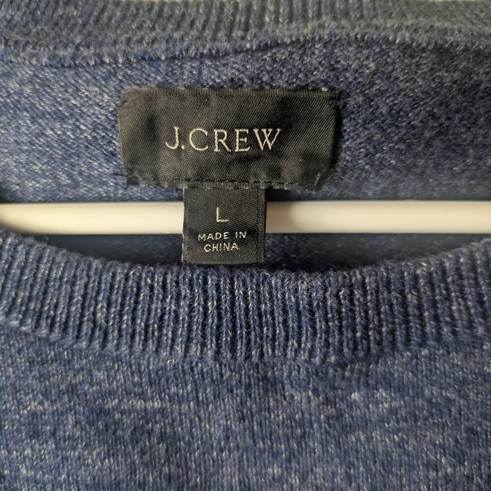 J Crew  Crewneck Sweater Blue size Large